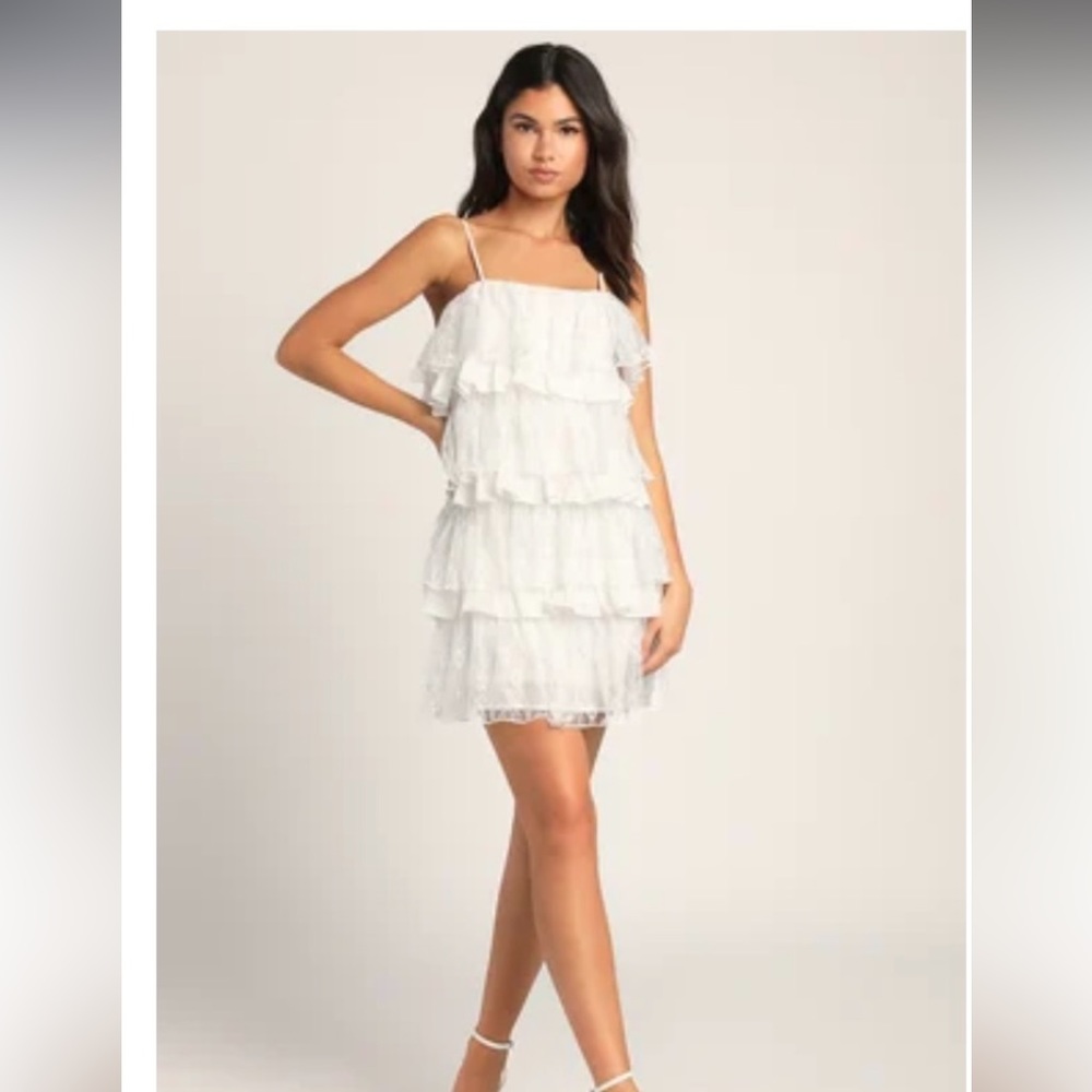 Lulus Lace Tier Dress